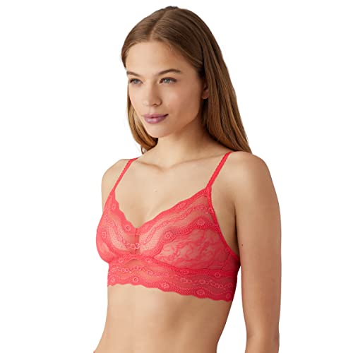 Image of b.tempt'd Womens Lace Kiss Sheer Unlined Wire Free Bralette, 910182