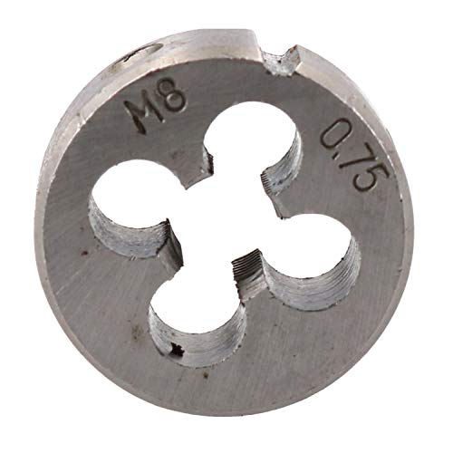 Image of M8 x 0.75mm Metric Die Nut, Tungsten Steel, Thread Cutter 1" (25mm) TD062