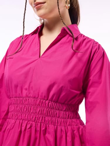Image of Bewakoof Women's Solid Above The Knee Dress