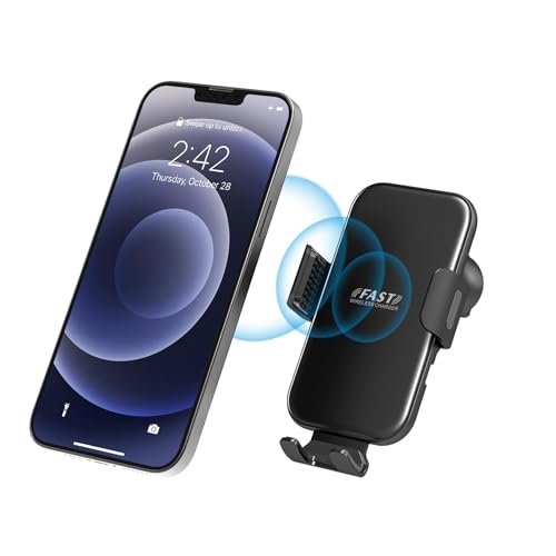 Chargeur de voiture sans fil 15W induction capteur tactile universel