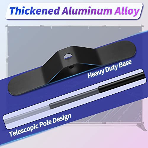 Ielyiesy Backdrop Banner Stand Kit 10X8Ft Strengthen Heavy Duty Step And Repeat Stand Adjustable Telescopic Booth Background Photo Banner Stand For Parties, Photo Booth, Trade Show With Carrying Bag #TOP2