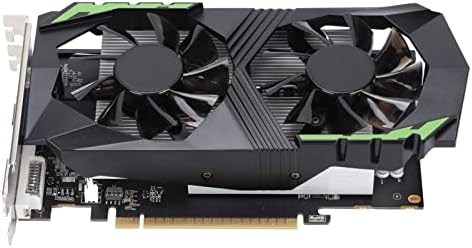 VBESTLIFE 1050TI 4GB Graphics Card, DDR5 128Bit GPU, 1350MHz PCIE 2.0 Gaming Video Card, Desktop Computer Graphics Card Support for DirectX 12