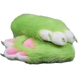 Gants en pattes de fourrure, plusieurs couleurs au choix, griffes peluches, Cosplay, exposition, costumes, gants en pattes de chat, Einheitsgröße
