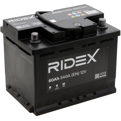 RIDEX 1S0003 Starterbatterie 60Ah 12V 540A B13 DIN/ISO L2