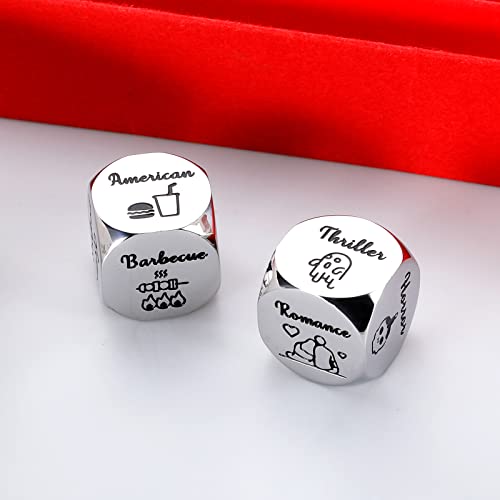 Valentine's Day Gifts For Husband Wife For Women Men Couple Date Night Ideas Decider Dice Christmas Birthday Gifts For Boyfriend Girlfriend Him Her Hubby Wedding Engagement Gifts #TOP4