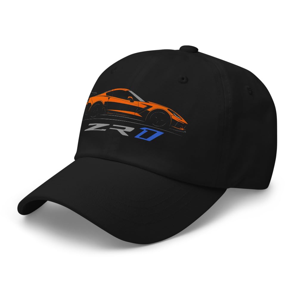 C7 Sportwagen ZR1 Cap Orange Supercar Silhouette Tribute Dad Hat