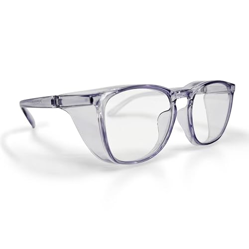 Aqulius 2 Pack Stylish Safety Glasses Goggles Anti Fog, Scratch Resistant, Safety Glasses For Women, Blue Light, Glasses For Nurses #TOP4