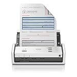 Brother ADS-1300 Compact Desktop Scanner | Scan Speeds of Up to 30ppm | Single Pass Double-Sided Scanning