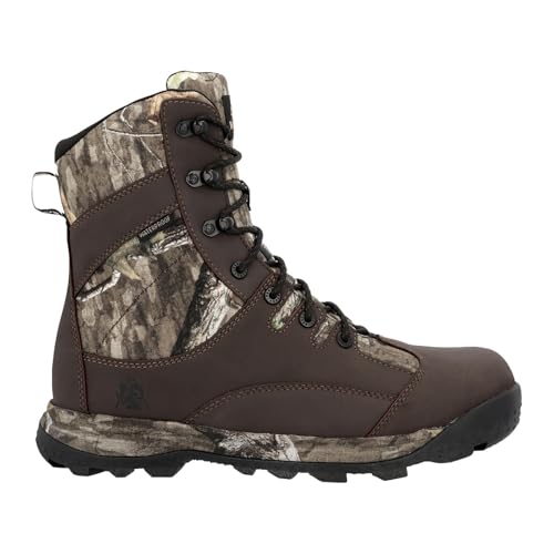 ROCKY Wildcat 800G Insulated Hunting Boot, Mossy Oak Country Roots, Size 10(M)