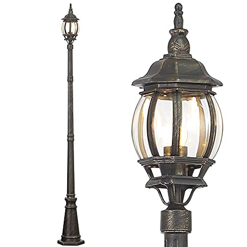 I materiali utilizzati e il suo bellissimo design rendono i lampioni vittoriani Bakaji un complemento d'arredo da giardino di altissima qualità dedicato a chi ama arredare i propri spazi esterni con eleganza e raffinatezza.