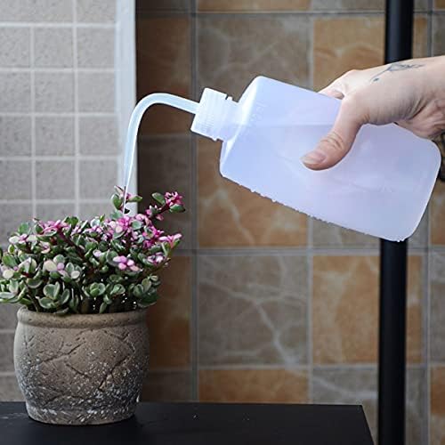 2 Pack Plant Watering Bottle Plastic Small Safety Wash Bottle Flower Succulent Squeeze Watering Can with Narrow Mouth Economy Tattoo Wash Squeeze Condiment Bottle for Indoor Plants Lab 500 ml