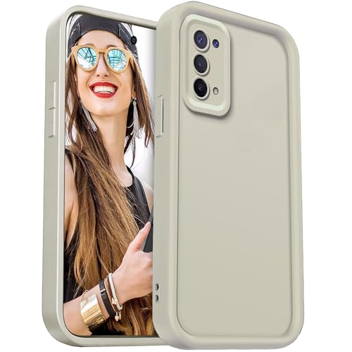 Dessen Cover Per Oppo Reno 6 Pro 5G / Reno6 Pro 5G - Silicone Custodia Antiurto Protezione Fotocamera Case Antishock Morbida Tpu Bumper Resistente, Bi