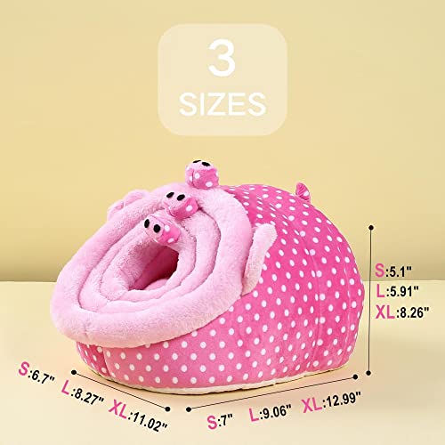 Janyoo Animal Bed Guinea Pig Accessories Cage Habitat Toy Hideout House Washable #TOP6