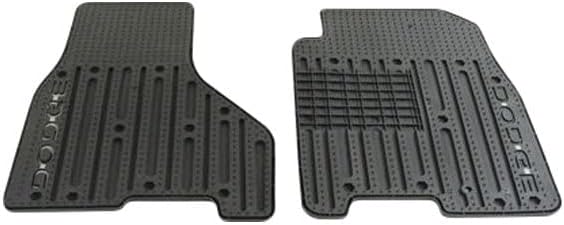 Mopar 82211627AB Dark Slate Gray All-Weather Floor Mat (Front Seat Mats), 2 Pack