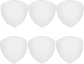 FENICAL 3 Pairs Women Removable Bra Inserts Pads Breathable Sponge Cushion for Swimwear Sports Bra Pads Inserts Reusable Push Cups for a Cup White 5.11 X 4.72 X 0.19 in