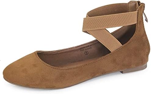 ANNA Womens Dana Closed Toe Ankle Strap 