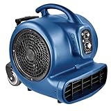 Nexair Secador de alfombras industrial apilable de alta velocidad de 1 HP, seca y