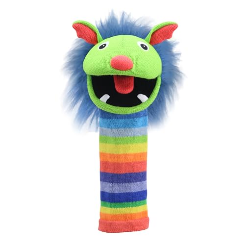 The Puppet Company - Knitted Puppet -Rainbow Multicolor, 15 inches The Puppet Company - Knitted Puppet -Rainbow Multicolor, 15 inches