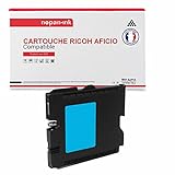  NOPAN-INK - Cartouche x1 405766 GC41CL Cyan Compatible pour Lanier SG7100dn NRG SG2100N SG3110DN SG3110DNW Ricoh SGK3100dn