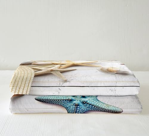 Homemissing Wooden Beach Thème Garçon Fille Peluche Couverture Océan Sherpa Couverture Côte Nautique Laine 150x200cm Chambre À Coucher Décoration Hawaïenne Plage – vue 4
