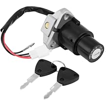 Baceyong 1pc Ignition Switch Lock Keys, Motorcycle Ignition Key Compatible with Yamaha DT125R DT125RH DT125RN DT200R TZR250 XT350 XT500T XT600EH XT600EN