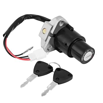 Baceyong 1pc Ignition Switch Lock Keys, Motorcycle Ignition Key Compatible with Yamaha DT125R DT125RH DT125RN DT200R TZR250 XT350 XT500T XT600EH XT600EN