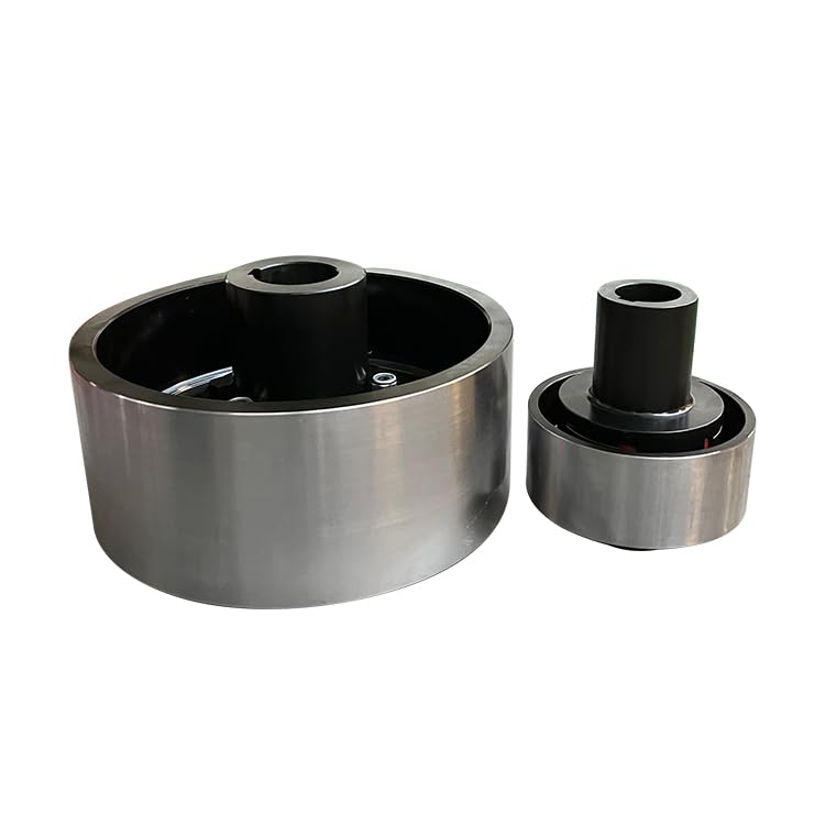 Accouplement à broches flexible avec roue de frein, accouplement élastique for machines à basse vitesse avec protection contre les surcharges