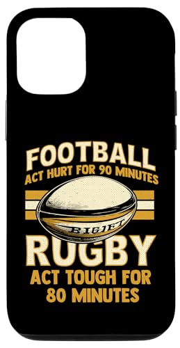 iPhone 13 Pro Funny Rugby vs Football Comparison - Hilarious Funny Rugby Case