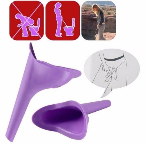Urinol Portátil Feminino Prático Reutilizável Lavável Compacto Confortável Flexível (All2home)