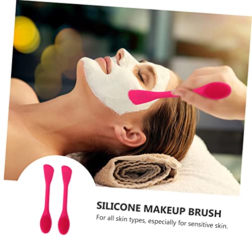 FRCOLOR 2 Pçs Escova De Limpeza De Silicone Escova De Limpeza Facial De Silicone Escova De Maquiagem
