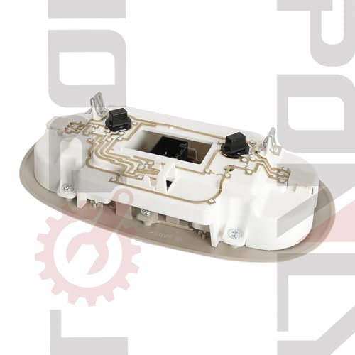 Image of TQPONLY Overhead Console LED Dome Map Light Lamp,for 2004-2008 Ford F150 Extended Cab /SuperCrew Interior Lights with Sunroof Switch (Tan)