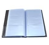SAMYO Business Journal Name Card Book Holder for Storage Organizied Name Cards -Holds 240 Cards-Brow