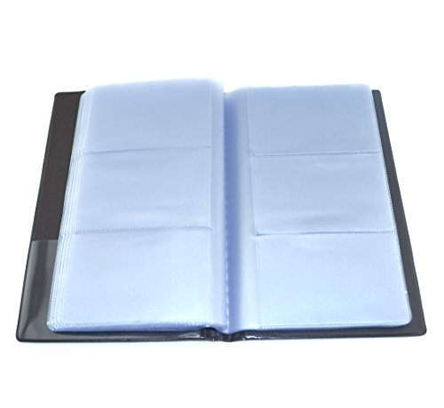 SAMYO Business Journal Name Card Book Holder for Storage Organizied Name Cards -Holds 240 Cards-Brown