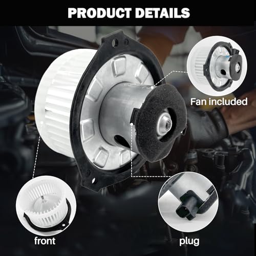 Image of 700073 AC Heater Blower Motor Fan Assembly Fit for Buick Century 2001-2005, Regal 2001-2004, for Chevy Impala Monte Carlo 2001-2003, for Pontiac Grand Prix 2001-2003
