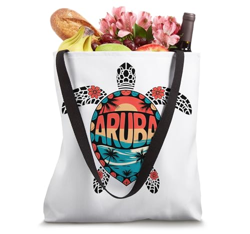 Bolso tote con diseño de Aruba, recuerdo de vacaciones miniatura 4