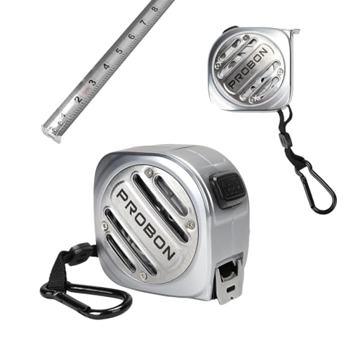 New 25FT Stainless Steel Measuring Tape, Retractable Measuring Tape, Tape Measure with Double-Sided Scale for Household Agricultural Industrial Woodworking