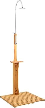 vidaXL Garden Shower in Sturdy Wood Durable Camping Shower Cabin Shower