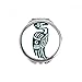Mexico Totems Eagle Ancient Civilization Bird Hand Compact Mirror Round Portable Pocket Glass