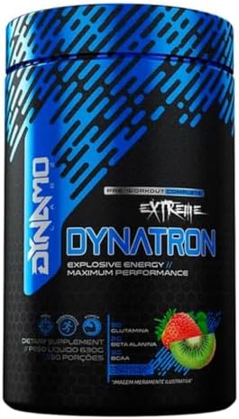 Pre Workout Dynatron 630g - Morango com Kiwi Dynamo Labz - Oferta...
