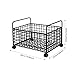 Qianly Under Desk File Organizer Box Small Utility Cart, Organization Handbag Office Organizer Rolling File Organizer for Dormitory, M