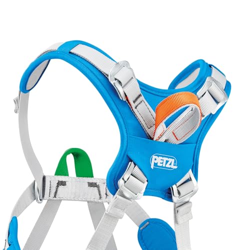 image for PETZL OUISTITI Kids' Harness - Comfortable, Full-Body Rock Climbing Ha