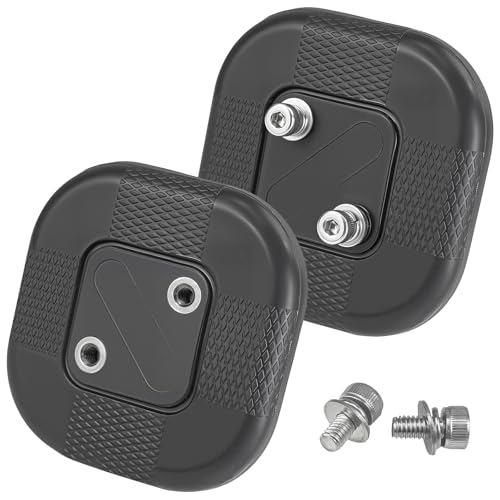 MagitcSee 2 Pack Large Magnetic Base Heavy Duty with 1" Dual Screw Holes, Strong Rubber Coated Magnets Hooks Mounting 60 LBS Holding Power with M4 Threaded Studs for Tools, Led Lighting Bar, Camera