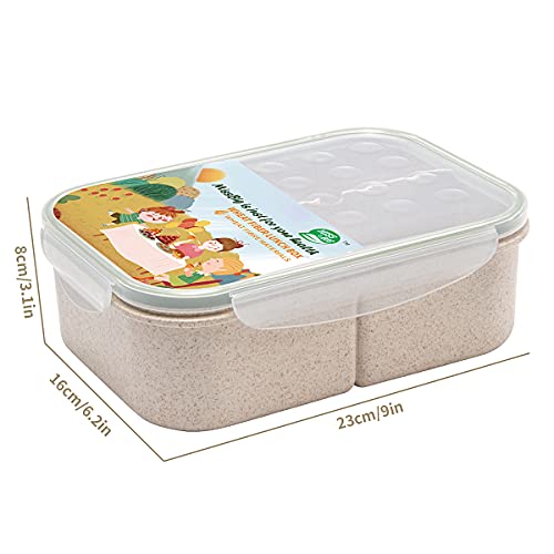 Bento Box,Bento Box Adult Lunch Box,Ideal Leak Proof Lunch Box Containers,Mom’s Choice Lunch Box Kids,No Bpas And No Chemical Dyes,Microwave And Dishwasher Safe Lunch Containers For Adults (White L) #TOP3