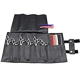 scherentaschen friseurbedarf Scherenbeutel für Friseursalons mit 7 Fächern für verschiedene Scherenkämme oder andere Friseurwerkzeuge.