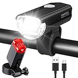 usb fahrradlicht stvzo 🚲 Einfach zu installieren / entfernen: Die Installation kann ohne zusätzliches Werkzeug in Sekunden abgeschlossen werden. Anwendbarer Achsendurchmesser: 25,4 mm-31,8 mm. Die Scheinwerfer können entfernt werden, ohne dass die gesamte Halterung für die Verwendung als Notfalltaschenlampe zerlegt werden muss.