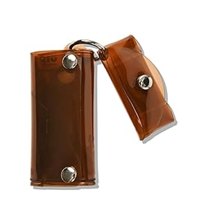 [キウ] クリア クリアポーチ PVC ウォレット 財布 ミニウォレット ミニ財布 海 アウトドア フェス PVCウォレット メンズ レディース ブラウン K338-912" 