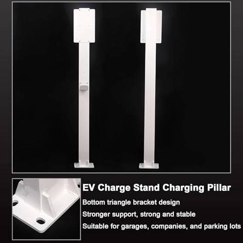 Support de borne de recharge électrique extérieur avec colonne robuste et socle - 5