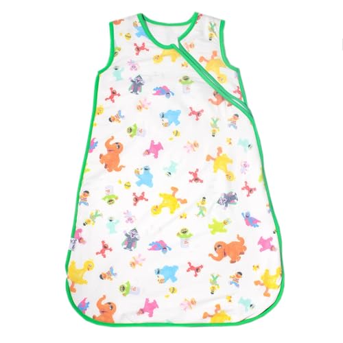 Image of Copper Pearl Baby Sleep Sack, Sesame Friends - Wearable Blanket for 0-6 Months, Sleeveless Sleep Sack for Baby Boy or Girl