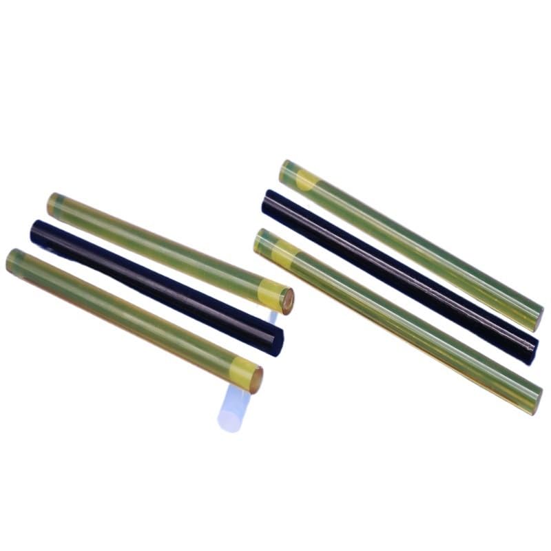 Colla A Caldo 7mm Stick di colla a caldo neri da 11 mm x 5 pezzi for pistola for colla elettrica, album artigianali, accessori in lega, for auto, senza vernice Colla A Caldo Ricariche(150mmBlack20Pcs)