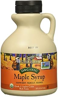 Coombs Family Farms Organic Maple Syrup, Grade A Amber Color, Rich Taste, 16